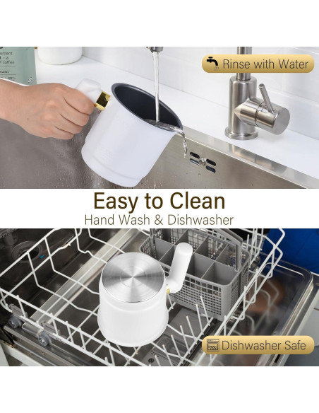 Espumador de Leche Eléctrico FRMITKL 430 ml Acero Inoxidable