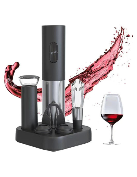 Abrebotellas eléctrico 4 en 1 BCREYEL acero inoxidable