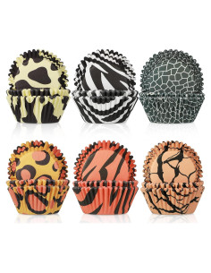 600 Forros para Cupcakes Animales Chinco 5x3 cm Desechables