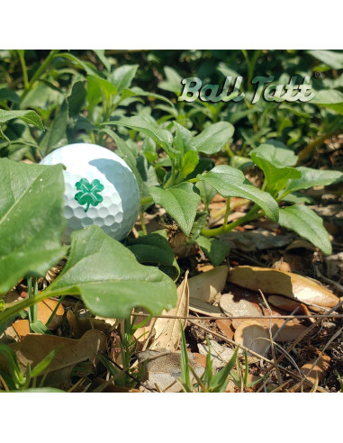 Sello de Pelota de Golf Ball Tatt - Autoinking, Impermeable, 5.3x2.5 cm