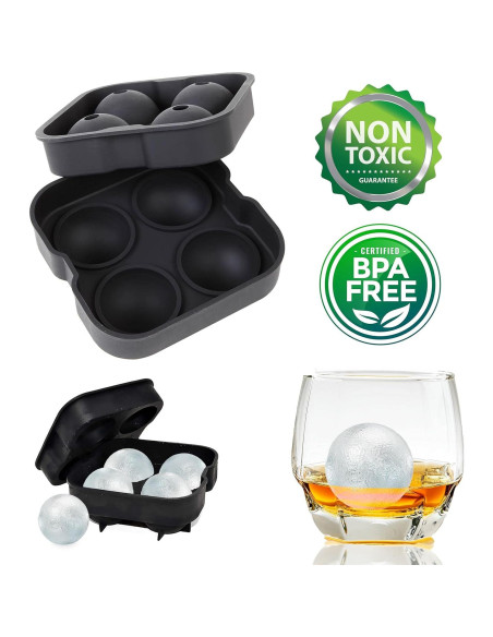 Moldes de Hielo Bahoki Essentials - Silicona 3 Formas - 12.5cm