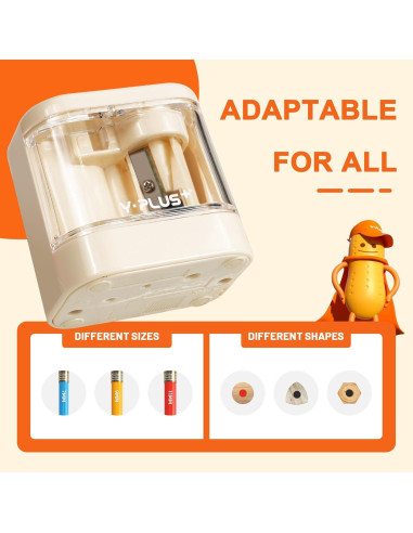 Sacapuntas Eléctrico YPLUS para Niños - Portátil y Compacto