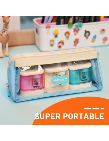 Sacapuntas Eléctrico YPLUS para Niños - Portátil y Compacto