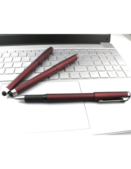 Bolígrafos de Gel Negro NC 1.0mm con Stylus - 18 Paquete