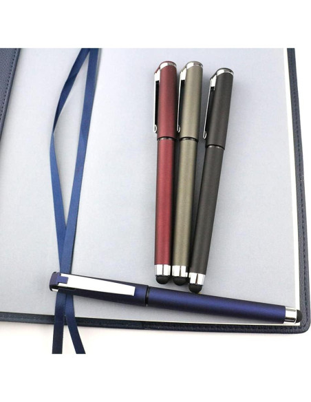 Bolígrafos de Gel Negro NC 1.0mm con Stylus - 18 Paquete