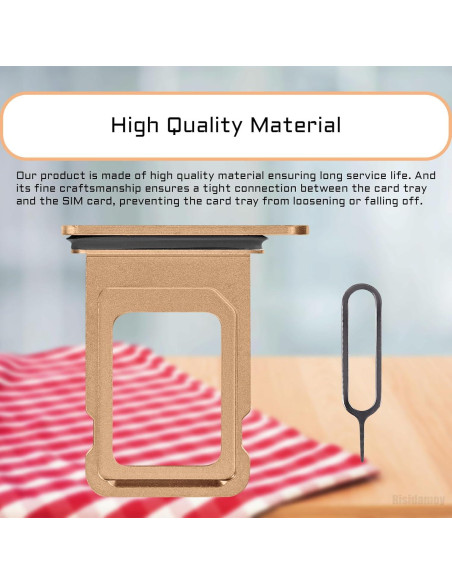 Bandeja de Tarjeta SIM Dorada para iPhone 11 Pro Max/Pro