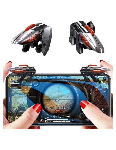 Disparadores de Juego Móvil Rakizbe - 4 Disparadores 6 Dedos