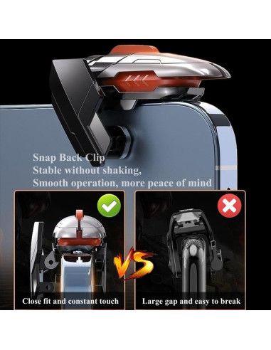 Disparadores de Juego Móvil Rakizbe - 4 Disparadores 6 Dedos