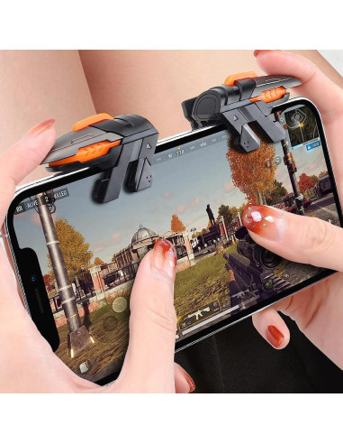 Disparadores de Juego Móvil Rakizbe - 4 Disparadores 6 Dedos