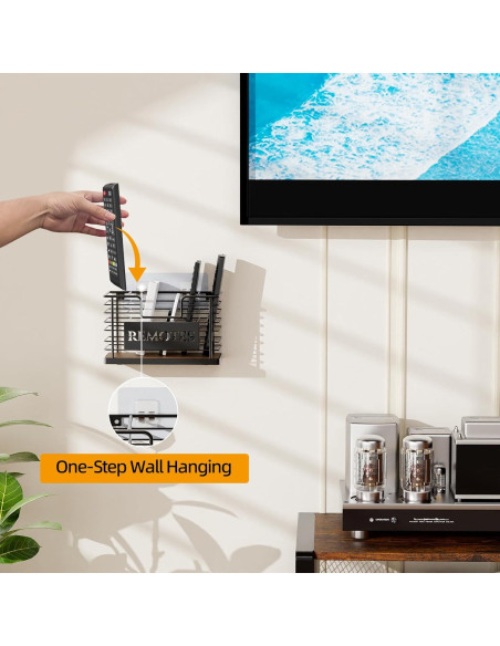 Soporte para Control Remoto GIGIFTREE 5 Ranuras Negro