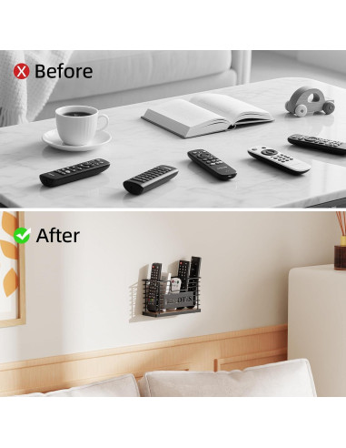 Soporte para Control Remoto GIGIFTREE 5 Ranuras Negro