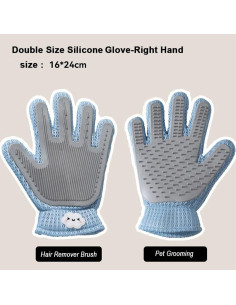 Guantes de Aseo 2 en 1 Cool Lemon para Mascotas - Quitapelos 2