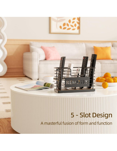 Soporte para Control Remoto GIGIFTREE 5 Ranuras Negro