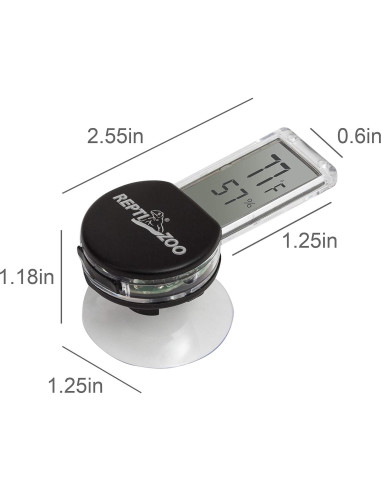 Termómetro Higrómetro Digital REPTI ZOO para Terrario 14-50C