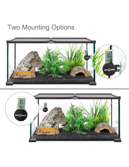 Termómetro Higrómetro Digital REPTI ZOO para Terrario 14-50C