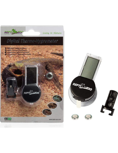Termómetro Higrómetro Digital REPTI ZOO para Terrario 14-50C