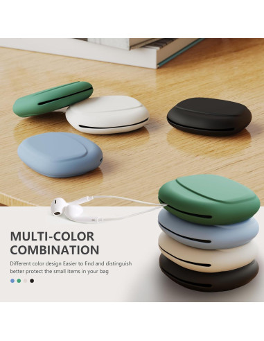 Organizador de Auriculares y Accesorios Skyconser - Silicona Colorida
