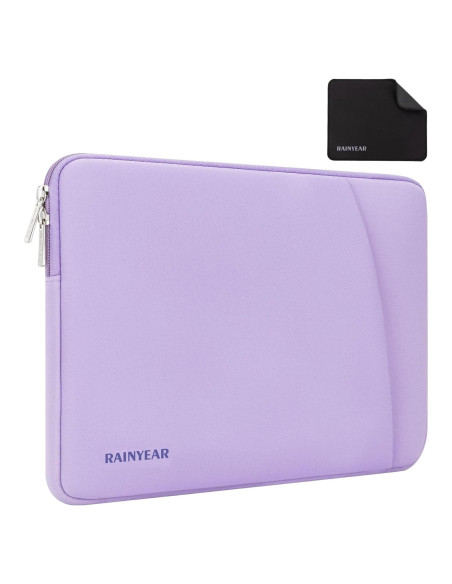 Funda para Laptop RAINYEAR 13.3-14" Morado con Bolsillo