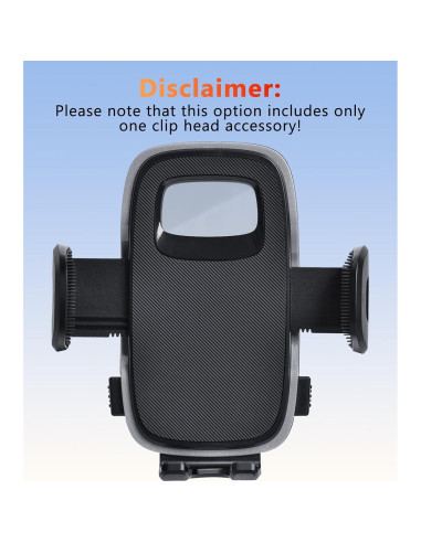 Soporte de teléfono DICMKY para automóvil 17 mm manos libres