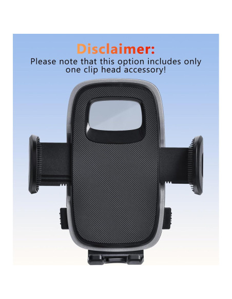 Soporte de teléfono DICMKY para automóvil 17 mm manos libres