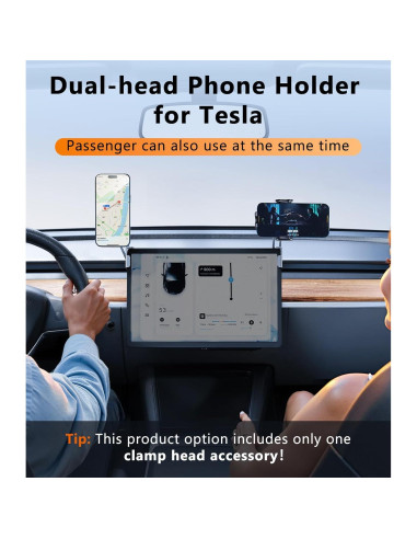 Soporte de teléfono DICMKY para automóvil 17 mm manos libres