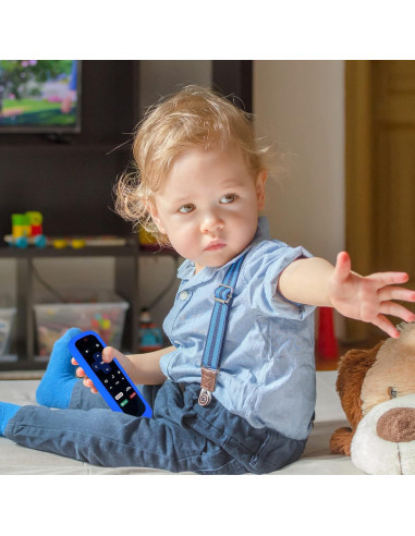 Funda de Control Remoto TCL Roku - Silicona Brillante Azul