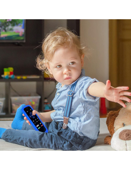 Funda de Control Remoto TCL Roku - Silicona Brillante Azul