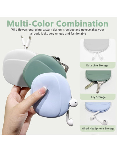 Organizador de Auriculares y Accesorios Skyconser - Silicona Colorida