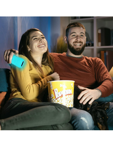 Funda de Control Remoto TCL Roku - Silicona Brillante Azul