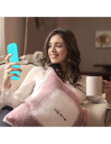 Funda de Control Remoto TCL Roku - Silicona Brillante Azul