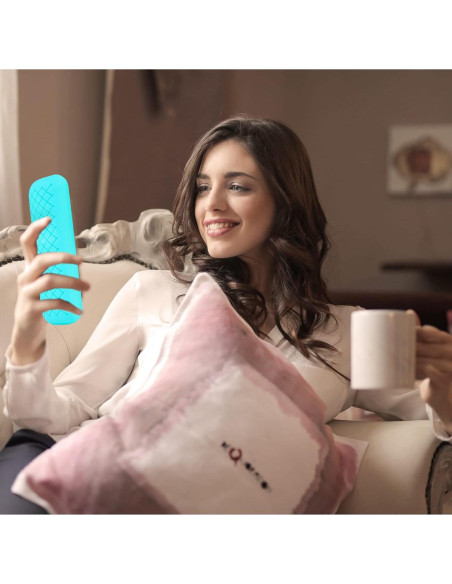 Funda de Control Remoto TCL Roku - Silicona Brillante Azul