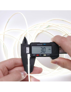 Cinta LED COB 12V 3mm TOPAI 6000K 5m Luz Blanca Brillante 2