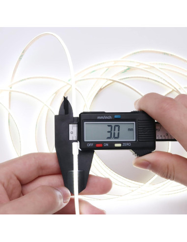 Cinta LED COB 12V 3mm TOPAI 6000K 5m Luz Blanca Brillante