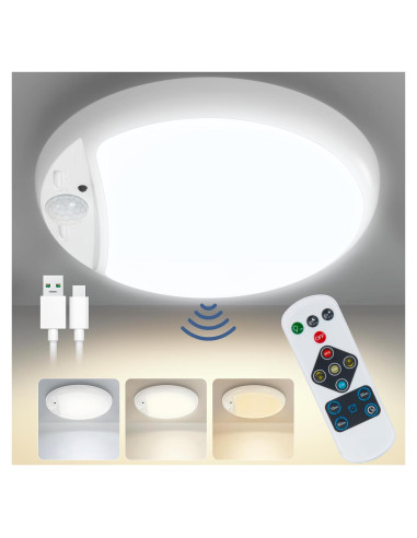 Luz de Techo Inalámbrica DEEPLITE con Sensor y Control Remoto
