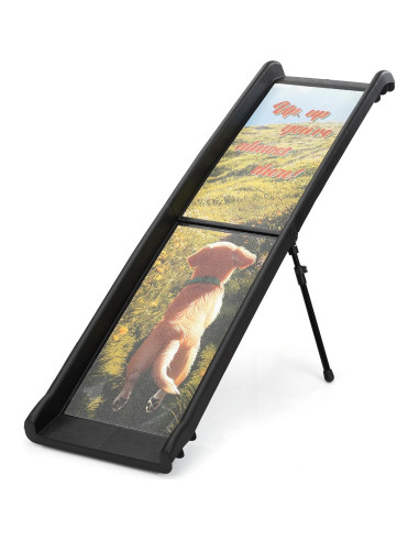 Rampa Plegable para Perros EOJDDPA 90kg Antideslizante 2-en-1