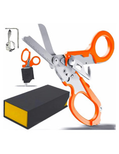 Tijeras de Trauma Raptor MAD Spark 6 en 1 Naranja