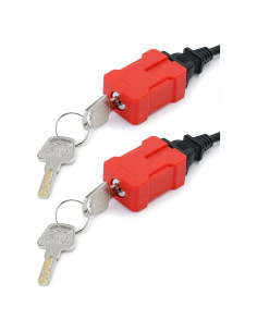 Dispositivo de Bloqueo de Enchufe QWORK - 2 Paquetes con Llaves