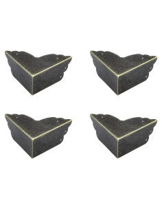 Protector de Esquinas de Metal Antrader 4 Piezas Tono Bronce