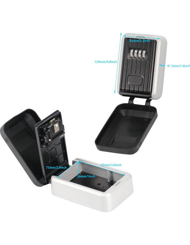 Caja de Seguridad para Llaves BenRich 4 Dígitos Reseteable