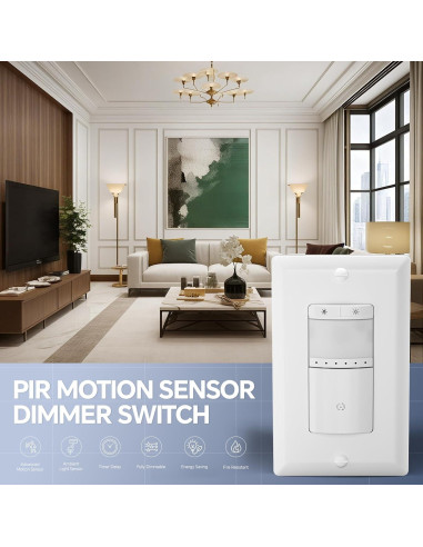 Interruptor Regulable con Sensor de Movimiento ECOELER 150W