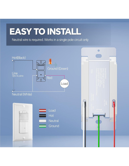 Interruptor Regulable con Sensor de Movimiento ECOELER 150W