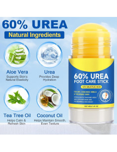 Barra de Cuidado de Pies Urea 60% y Ácido Salicílico 2% 41.5ml 2