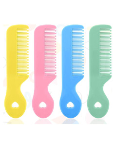 Juego de 4 Peines Suaves para Bebés Abeillo - Cuidado del Cabello