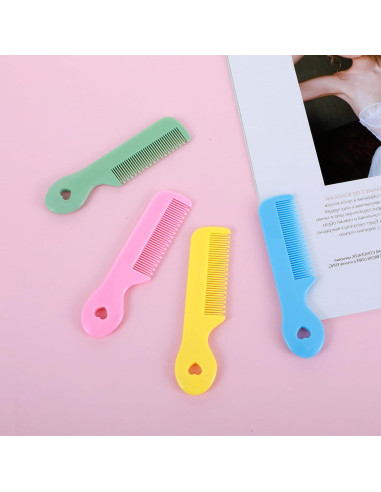 Juego de 4 Peines Suaves para Bebés Abeillo - Cuidado del Cabello