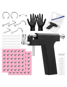 Kit de Perforación de Oídos Dexpinzo con 72 Pendientes