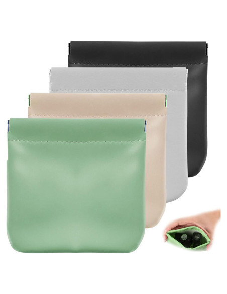 4 Piezas Bolsa Cosmética Impermeable CANIPHA Mini Viaje