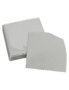 Paños de Limpieza de Joyería Wuyituart 50 Pcs 8x8 cm