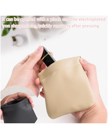 4 Piezas Bolsa Cosmética Impermeable CANIPHA Mini Viaje