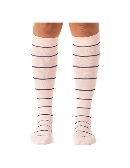 Calcetines de Compresión Altos Comrad Unisex 15-20 mmHg Rayas