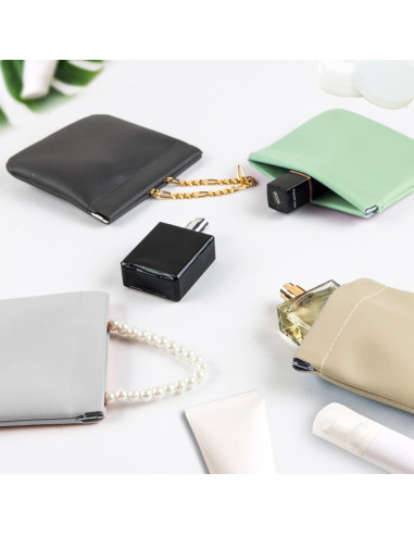 4 Piezas Bolsa Cosmética Impermeable CANIPHA Mini Viaje